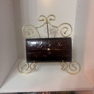 Louis Vuitton Aramanth Vernis Wallet with dustbag